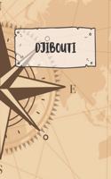 Djibouti: Ruled Travel Diary Notebook or Journey Journal - Lined Trip Pocketbook for Men and Women with Lines