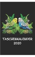 Taschenkalender 2020: Taschenkalender für Sept. 2019 bis Dezember 2020 A5 Terminplaner Wochenplaner Terminkalender Wochenkalender Organizer mit Wellensittiche Sittiche Vö