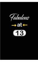 Fabulous at 13