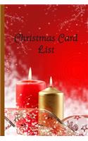 Christmas Card List