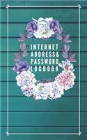 Internet address and Password logbook