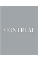 Montreal: A Decorative Book &#9474; Perfect for Stacking on Coffee Tables & Bookshelves &#9474; Customized Interior Design & Home Decor