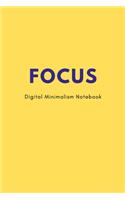 FOCUS Digital Minimalism Notebook