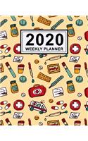 Medical Weekly Planner 2020: Medical 2020 Daily, Weekly & Monthly Calendar Planner - January to December - 110 Pages (8x10)