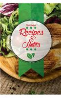 Blank Cookbook Recipes & Notes: Family Recipes Shit Cookbook Essential Document Favorite