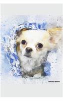 Chihuahua Notebook: Beautiful Hand Painted Watercolor Dog Journal