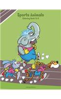 Sports Animals Coloring Book 1 & 2