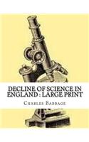 Decline of Science in England