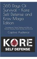 365 Days of Survival - Kore Self Defense and Krav Maga Edition