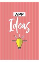 App Ideas Notebook Blank Lined Journal