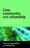 Care, community and citizenship