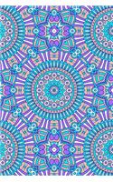 Journal Notebook Mandalas Pattern 9: 110 Page Plain Blank Journal For Drawing, Writing, Doodling In Portable 6 x 9 Size.(48 Noteworthy Series Unlined)