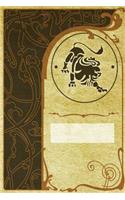 Monogram Leo Journal: Blank Notebook Diary Log(74 Monogram Nouveautwo 365 Lined)