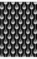 Bullet Journal Notebook Teardrops Pattern 11