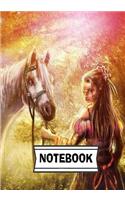 Notebook: Anime girl 18: Journal Diary, 110 Lined pages, 7" x 10"