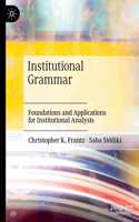 Institutional Grammar