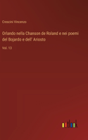 Orlando nella Chanson de Roland e nei poemi del Bojardo e dell' Ariosto