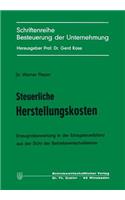 Steuerliche Herstellungskosten