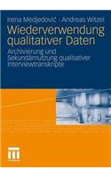 Wiederverwendung Qualitativer Daten