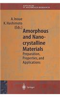 Amorphous and Nanocrystalline Materials