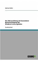 Der Menon-Dialog Mit Besonderer Berucksichtigung Der Wiedererinnerungslehre