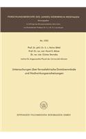 Untersuchungen über ferroelektrische Domänenwände und Nachwirkungserscheinungen