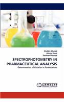 Spectrophotometry in Pharmaceutical Analysis