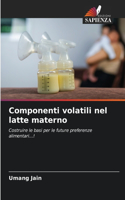 Componenti volatili nel latte materno
