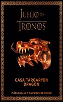 Juego de Tronos. Casa targaryen: dragon: Mascar 3D y soporte pared