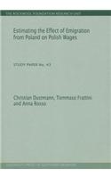 Estimating the Effect of Emigration from Poland on Polish Wages