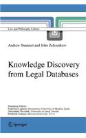 Knowledge Discovery from Legal Databases