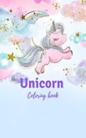 Unicorn coloring book: unicorn coloring book for kids ages 4-8 beautiful unicorn, a children's coloring book.