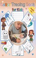 Letter Tracing Book for Kids Ages 5-6