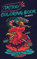 Tattoo Coloring Book For Adults