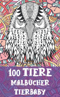 Malbücher - Tierbaby - 100 Tiere