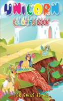 Unicorn Coloring Book for Girls 10-12