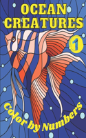 Ocean Creatures Color by Numbers