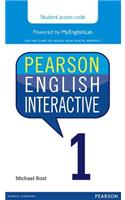 Pearson English Interactive 1 (Access Code Card)