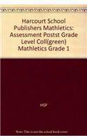 Harcourt School Publishers Mathletics: Assessment Postst Grade Level Coll(green) Mathletics Grade 1