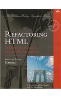 Refactoring HTML: Improving the Design of Existing Web Applications