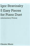 Igor Stravinsky: Five Easy Pieces: (English)