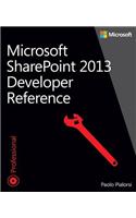 Microsoft SharePoint 2013 Developer Reference