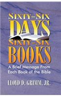 Sixty-Six Days, Sixty-Six Books