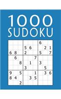 1000 Sudoku: Colección XXL - fácil - medio - difícil - experto - 9x9 Clásico Puzzle - Juego De Lógica Para Adultos