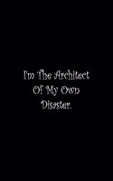I'm The Architect Of My Own Disaster