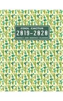Cool Cactus 2019-2020 Weekly and Monthly Planner