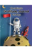 The 3 Minute Gratitude Journal For Boys