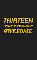 Thirteen Whole Years Of Awesome