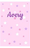Avery First Name Personalized Notebook