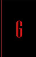 Monogram Letter G Journal